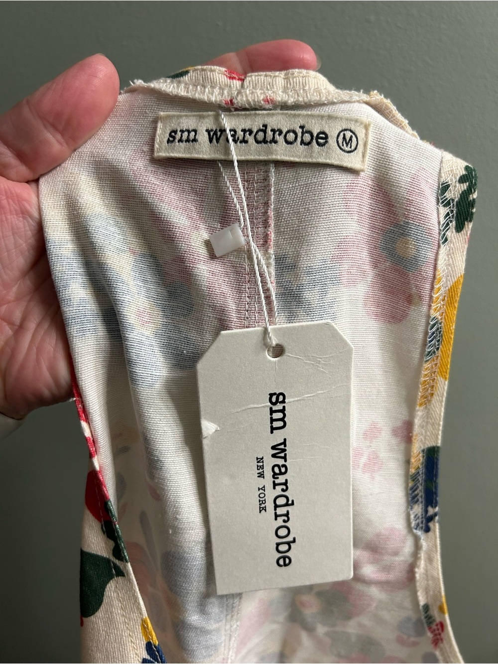 NWT sm wardrobe spring floral printed cotton overalls - Picture 8 of 11